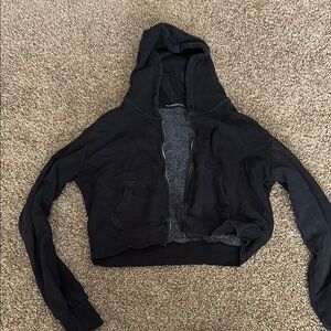 Women's Black Hoodie Jacket